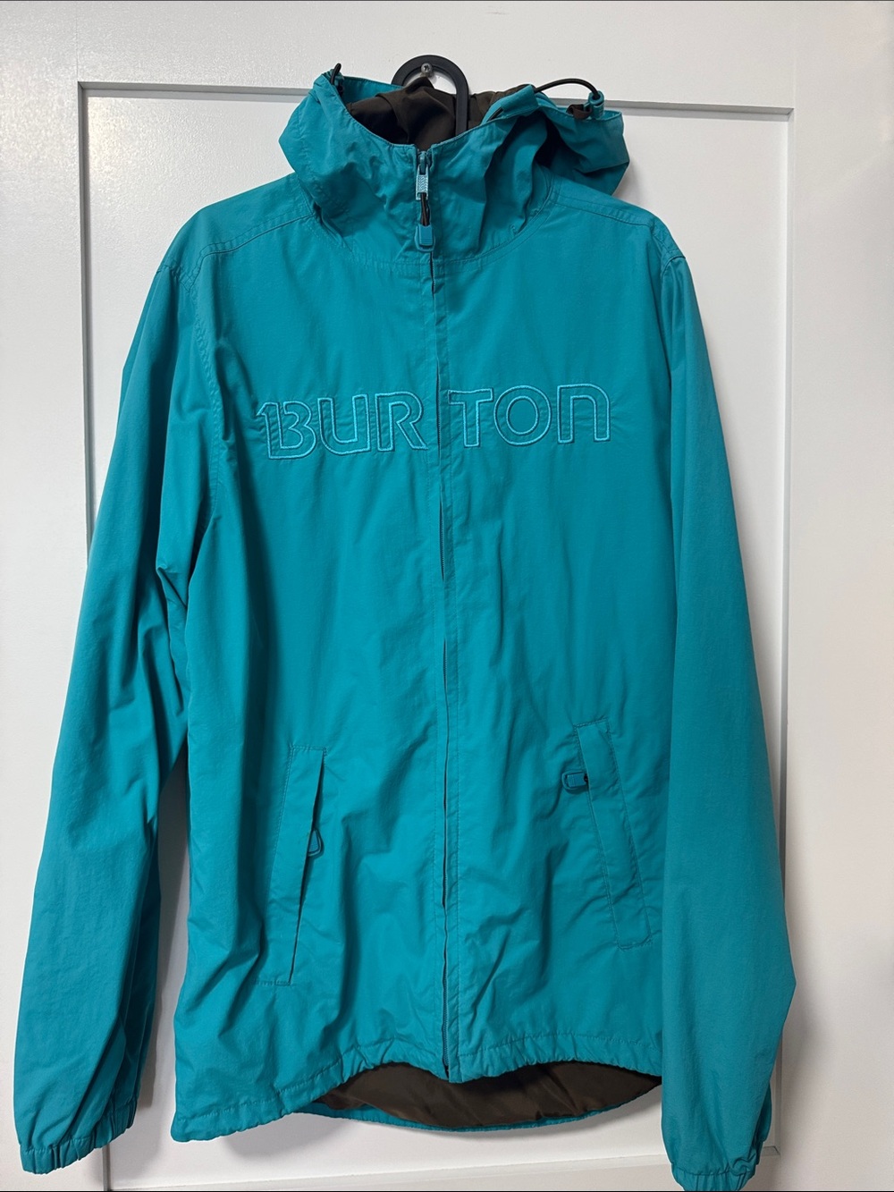 Burton Teal Hooded Outdoor Jacket